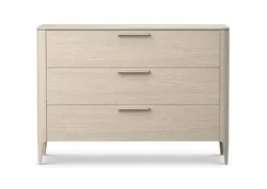 Комод Type oak 3 ящика ширина 120 см (беленый дуб)