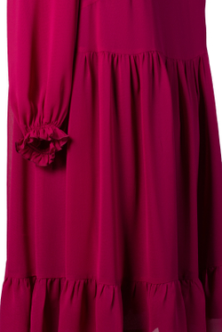 Платье женское 4017АП, бордовый #284Бд054017АП