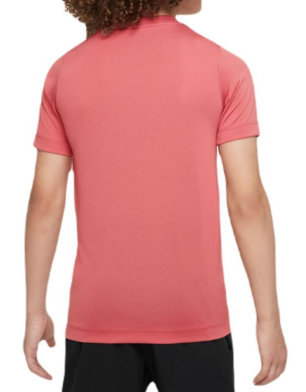 Футболка для мальчика теннисная Nike Rafa Training T-Shirt - adobe/black