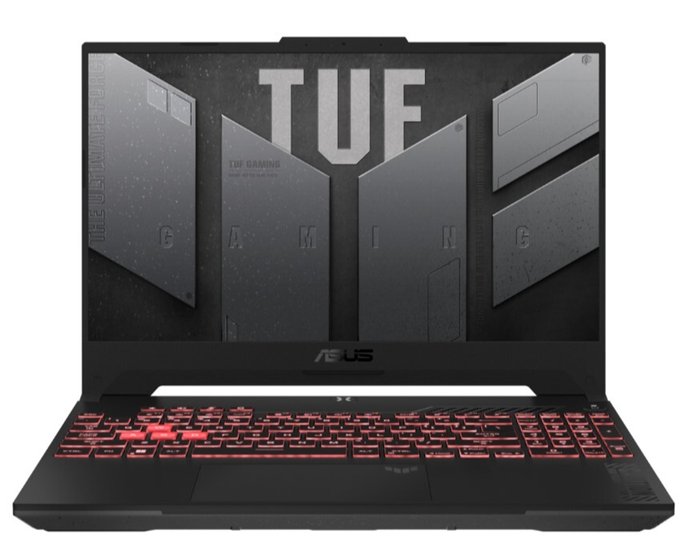 Ноутбук  ASUS Tuf Gaming A15 FA507NVR-LP095 15.6 ", Ryzen 7, 16 Гб RAM, 512 Гб SSD, GeForce RTX 4060, Серый