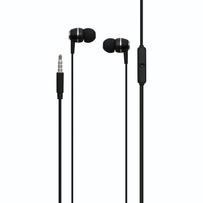 Гарнитура Borofone M36, вакуумные, разъем Jack, кабель 1.2 м Black