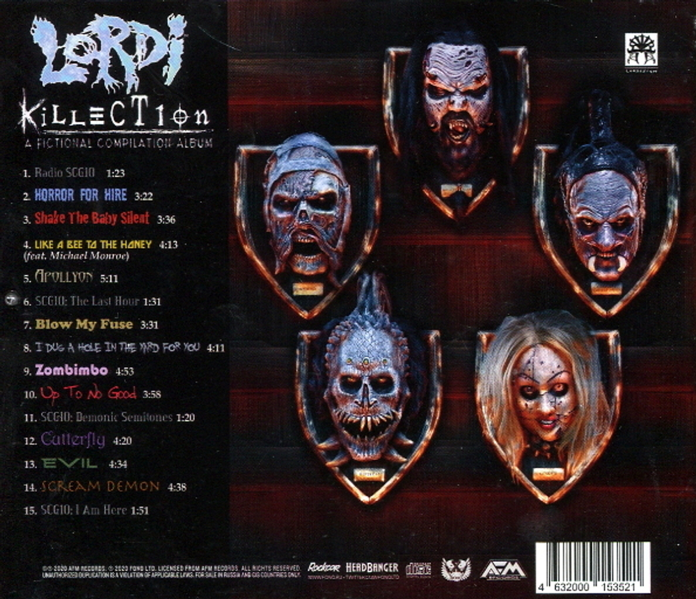 Lordi / Killection (A Fictional Compilation Album)(RU)(CD)