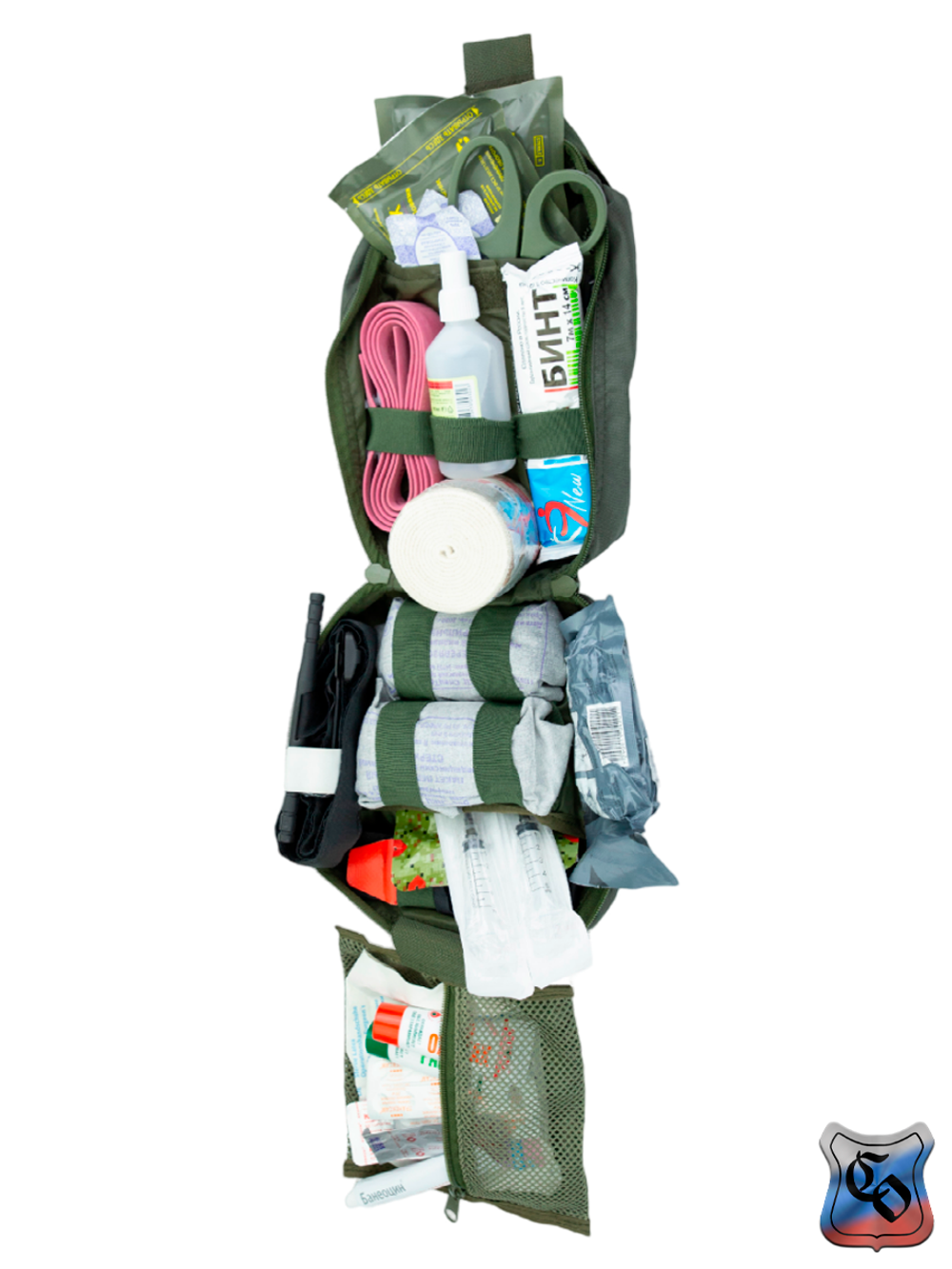 Аптечка отрывная SSO БОЛЬШАЯ MOLLE. Олива