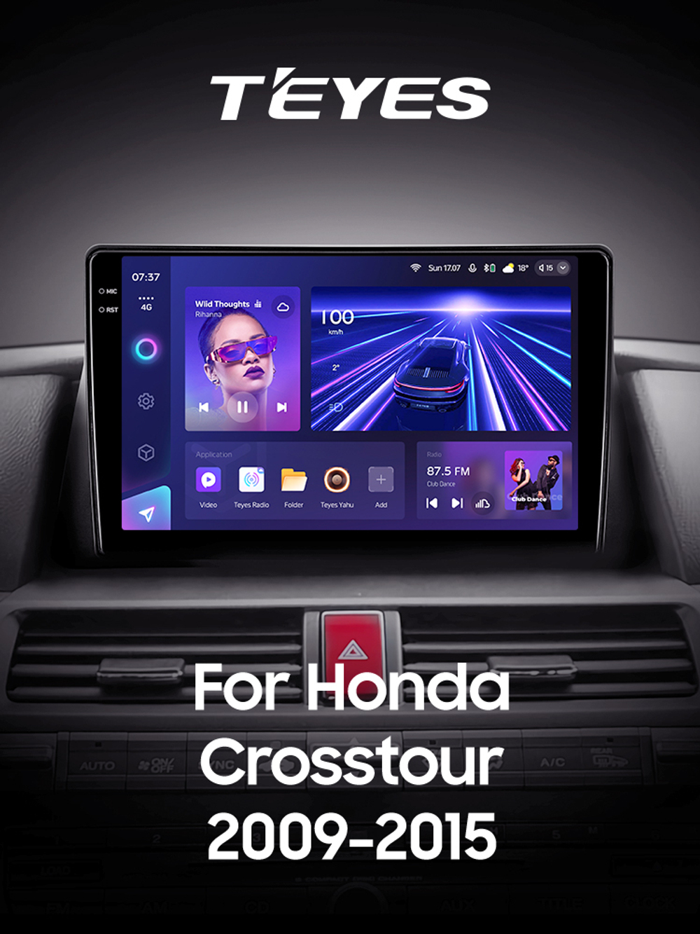Teyes CC3 2K 9"для Honda Crosstour 1 2009-2015