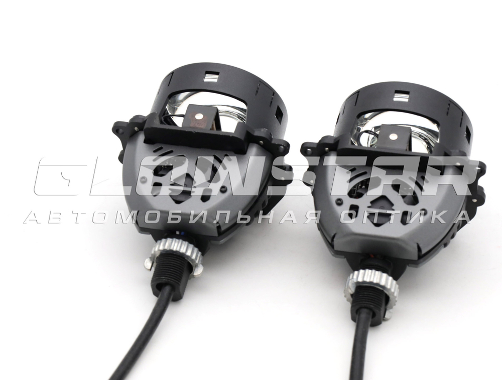 Билед модули Aozoom Z1 Pro 2025 Black King Kong Laser Original 3.0 дюйма, 2 чипа, 5500K, 12V, 55W/75W, крепление 3R и гаечное (комплект, 2шт)