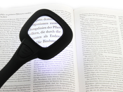 Лупа 600558 (диам.65мм, 3х, с LED подсветкой, 6 светодиодов)