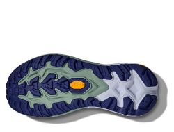 Женские кроссовки для бега Hoka Mafate 5 W Голубо-Зеленые
