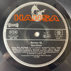 Винтажная виниловая пластинка LP Boney M Бони М Eye Dance (Germany 1985) Todos Buenos