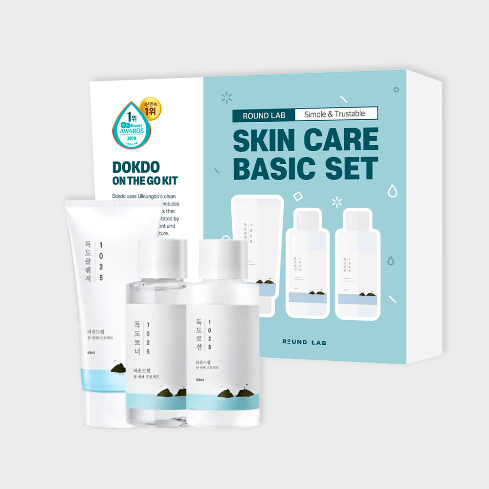 Round Lab DOKDO On The Go Kit Увлажняющий набор миниатюр с комплексом минералов