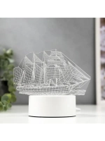 Светильник «Фрегат» LED белый от сети 9.5×15×16 см RISALUX