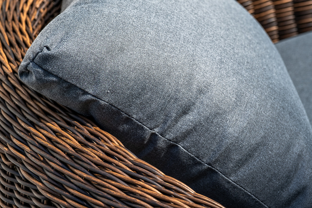 "Барселона" лаунж-зона из искусственного ротанга, цвет коричневый