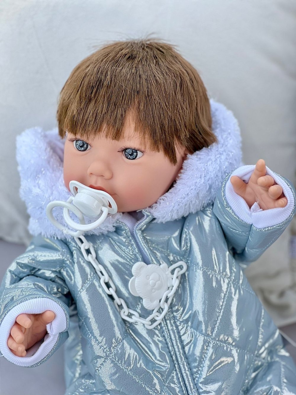 Кукла Marina and Pau 45 cм TEO мягконабивная в пакете (M1163K)