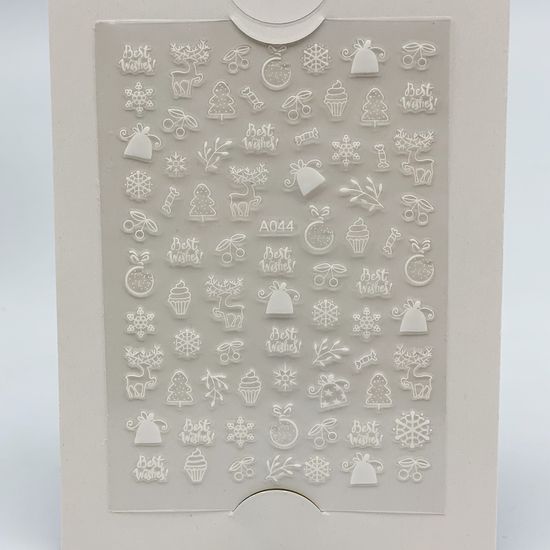 Наклейки для ногтей №A044