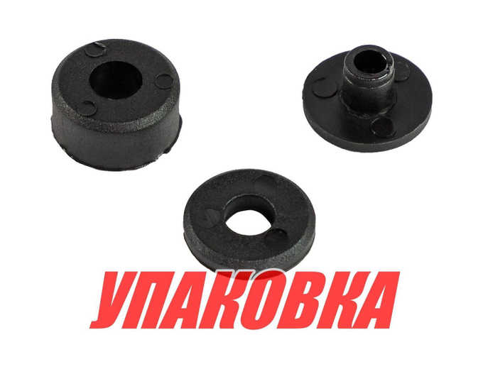 Комплект крепежа ветрового стекла, черный (упаковка из 50 шт.)