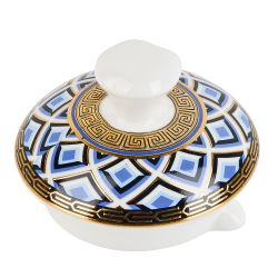 Чайник "Golden Blue" v=600мл (фарфор) (подарочная упаковка)