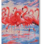 Алмазная мозаика 30*40см KiKi «Розовое озеро» полная выкладка MOZ051