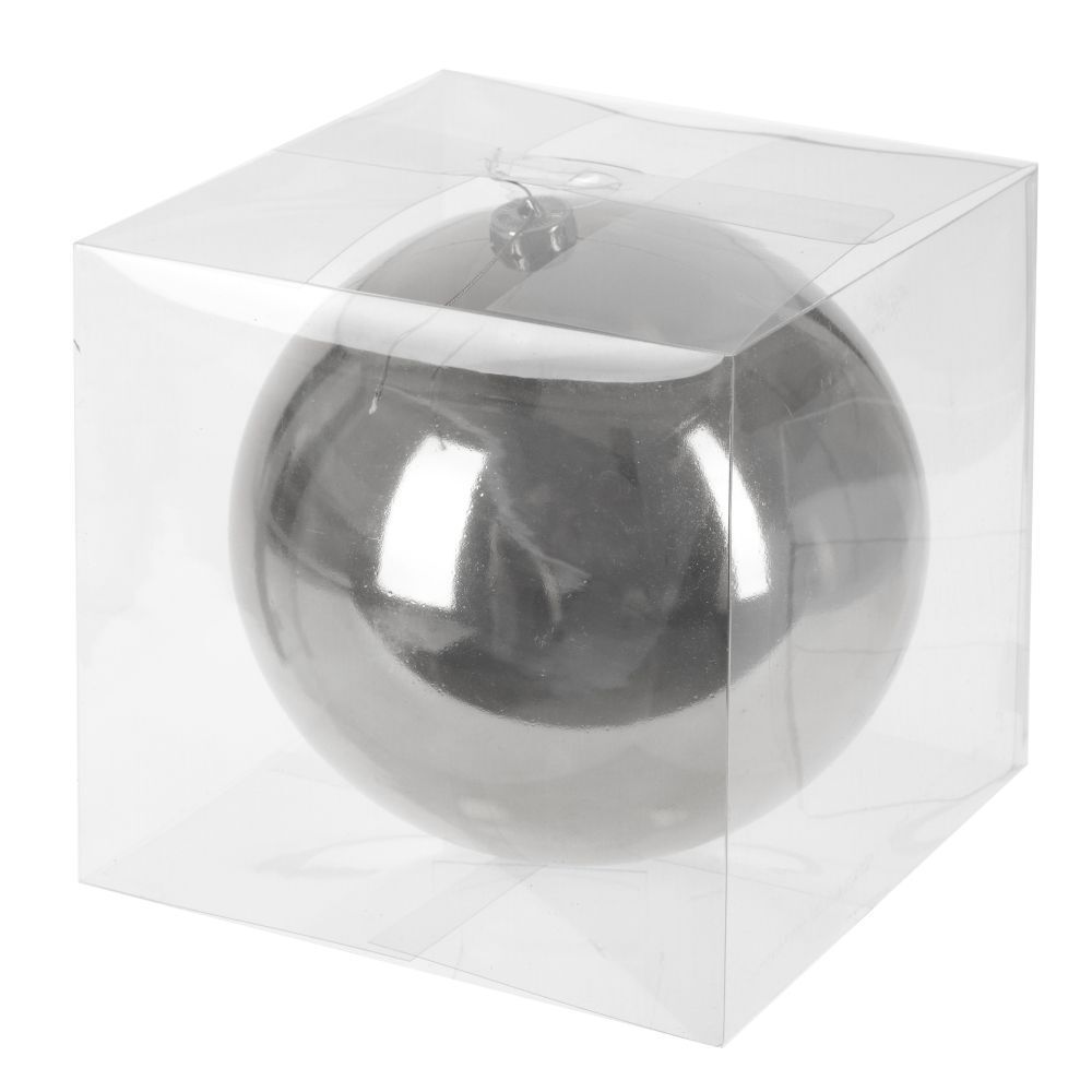 GAEM Украшение новогоднее Шар "Серебряное чудо", D 15 см, L15 W15 H15 см