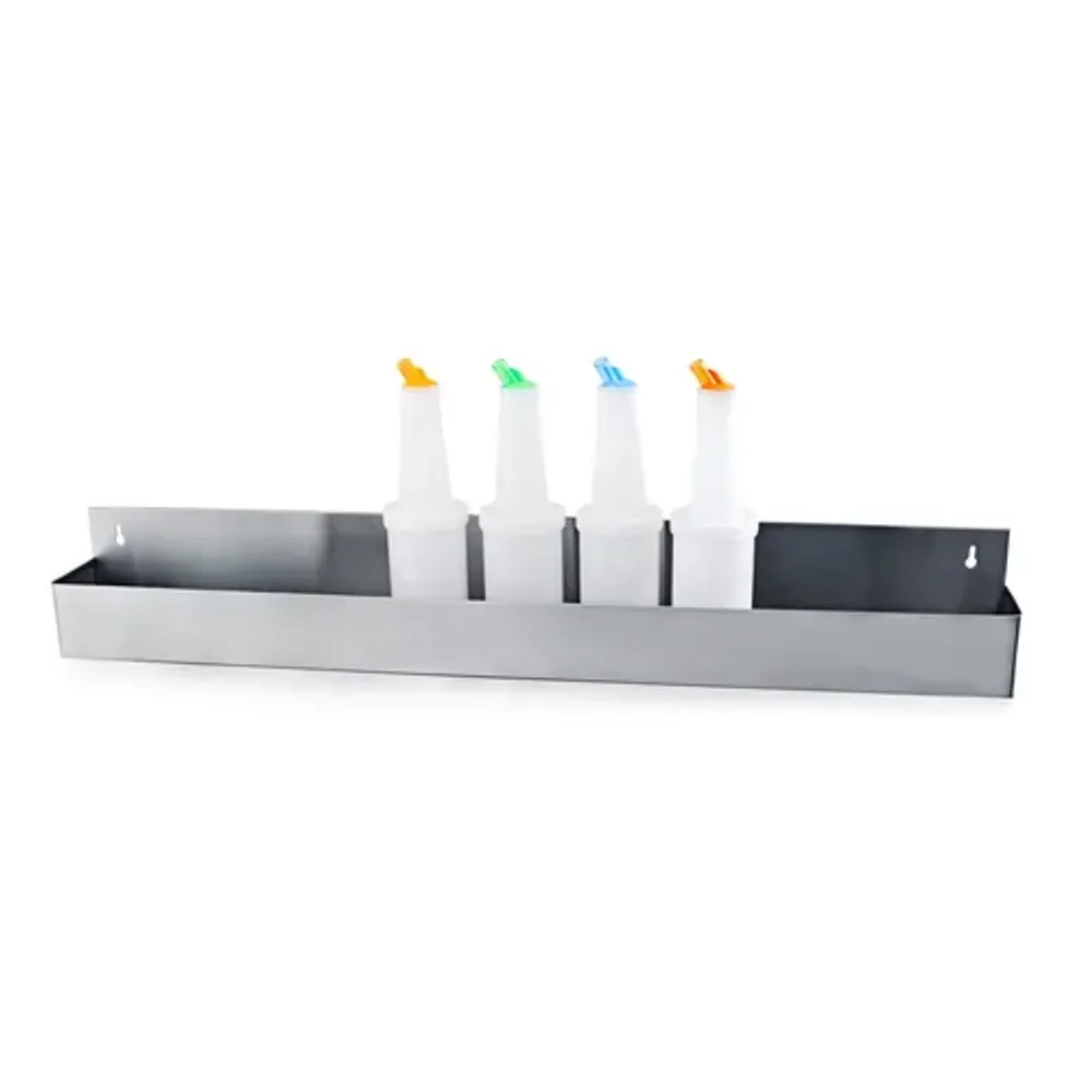 Подставка барная на 10 бутылок, 107*10,5*15,5 см, нержавейка, P.L. - BarWare