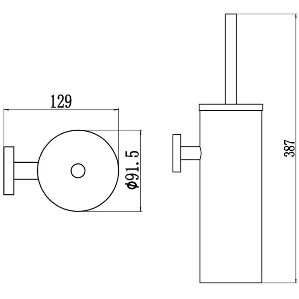 Ерш настенный сатин арт. S-005694-1