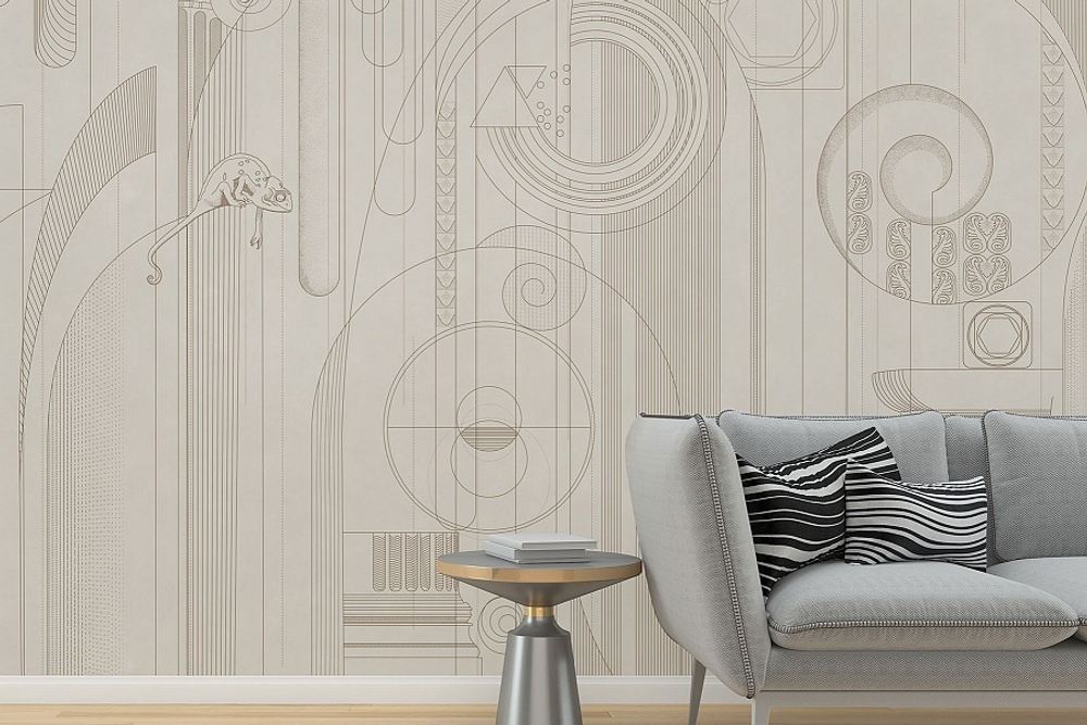 Обои и панно Affresco, коллекция  Line Art