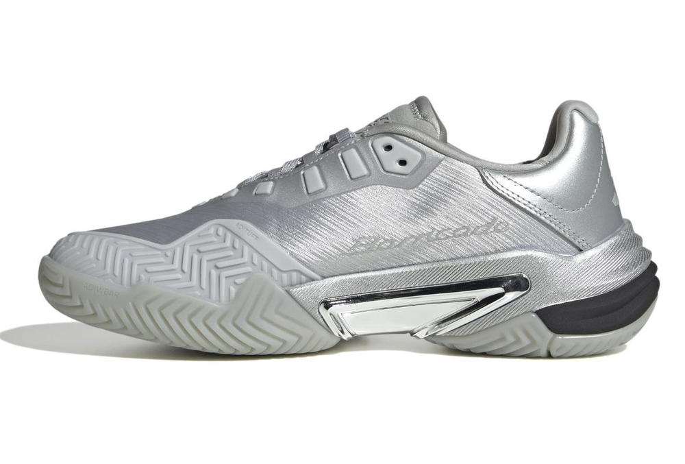 Женские теннисные кроссовки Adidas Barricade 13 W Silver Edition - silver metalic/silver metalic/dash grey