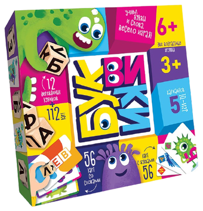 Настольная игра Danko Toys Буквики G-BU-01