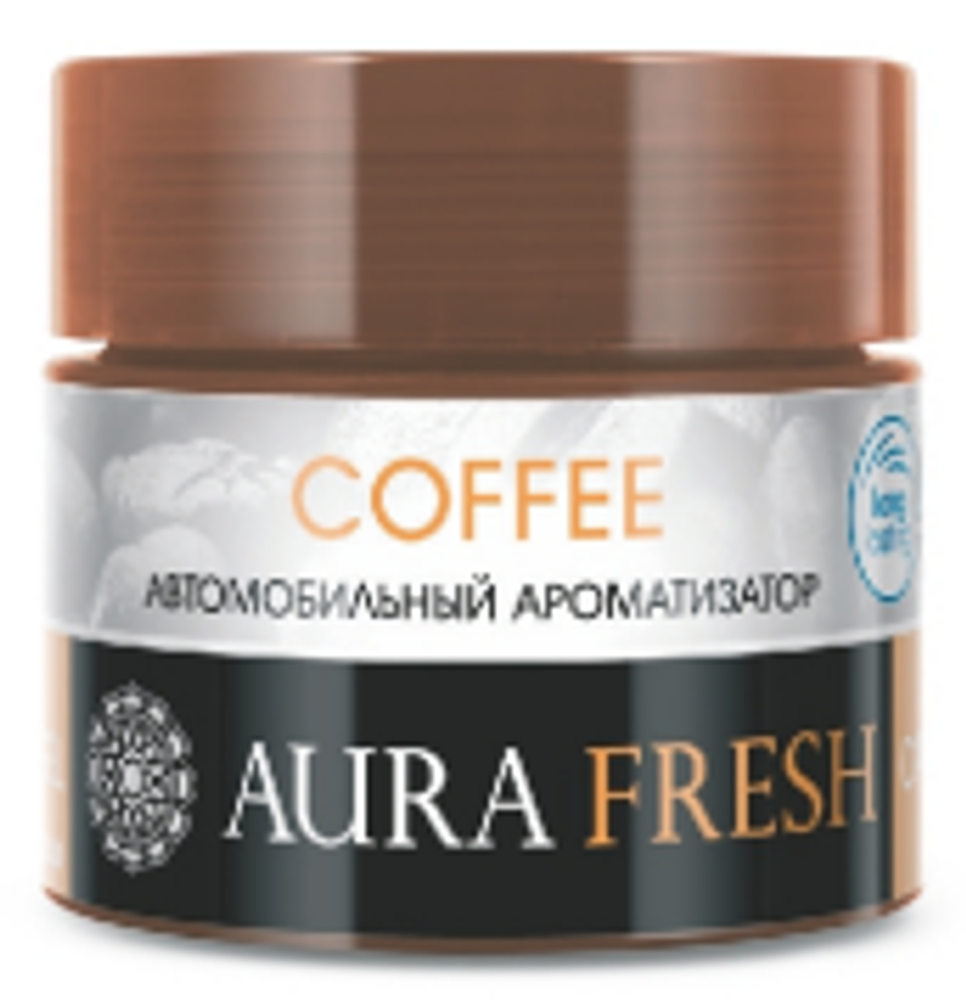 Аром-р AURA FRESH CAR GEL Coffee, бл.12шт, кор.72шт