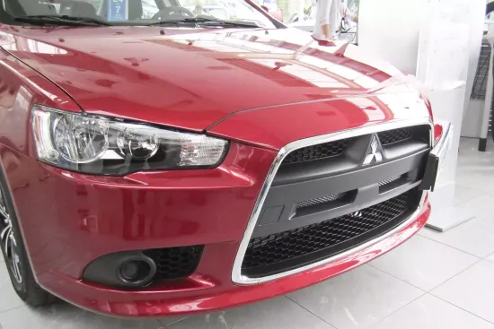 Воздуховоды радиатора в передний бампер для Mitsubishi Lancer 10 (цельные)