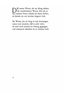 Die frühen Gedichte | Rainer Maria Rilke