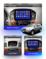 Магнитола для Lexus RX300 U10, Toyota Harrier 1 1997-2003 (взамен монохрома) - Teyes SPRO+ Android 10, ТОП процессор, 4-32, SIM-слот