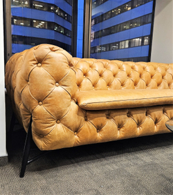 Диван Chesterfield Baroque Vintage Leather 3 Seater