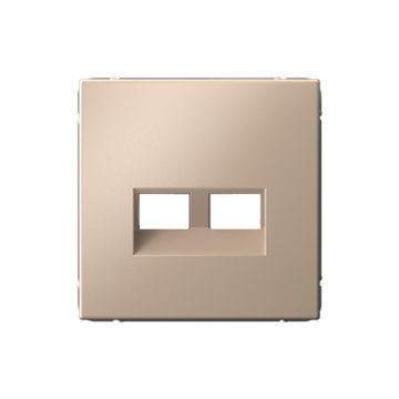 Накладка двойная ArtGallery для информационных функций типа Keystone песочн. SE GAL001290