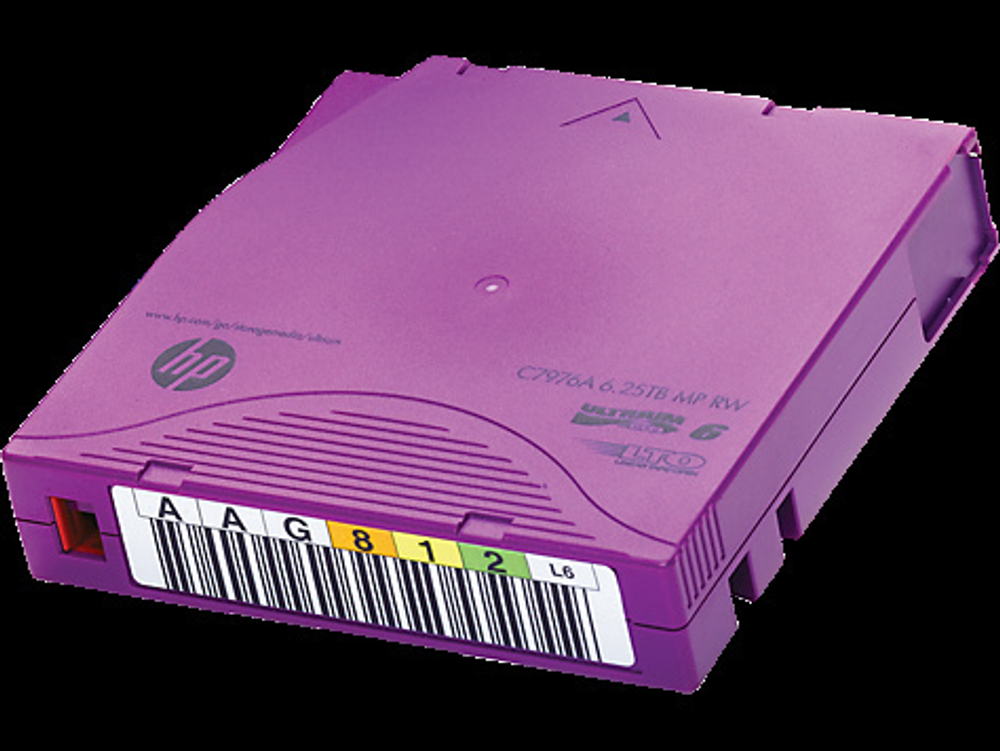 Картридж HPE Ultrium LTO6 6.25TB (C7976AN)