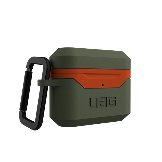 UAG Standard Issue Hard Case 001 for AirPods Pro 1 & 2 Olive / Orange (Оливковый / Оранжевый)10243F117297