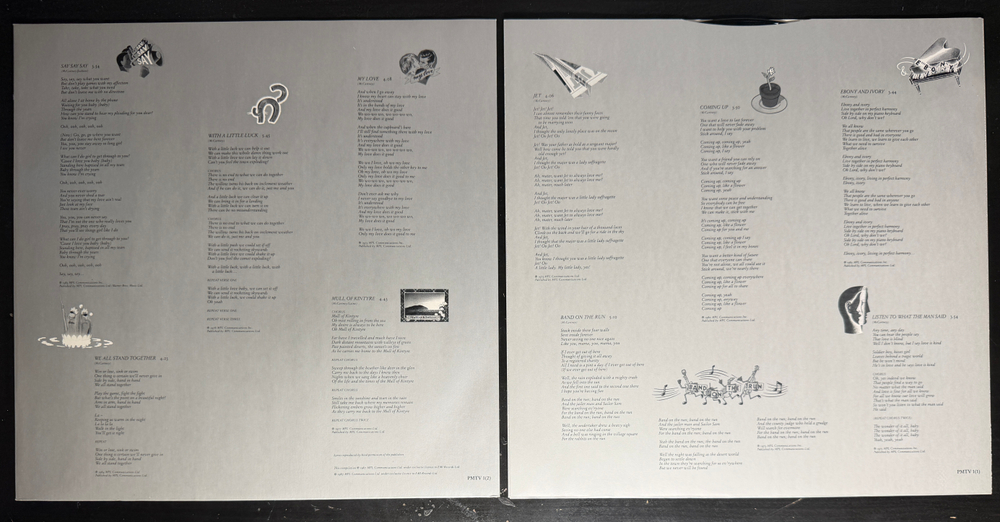 Paul McCartney ‎– All The Best 2LP (Англия 1987г.) Т