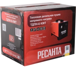 Тепловая дизельная пушка непрямого нагрева Ресанта ТДПН-6 KWT