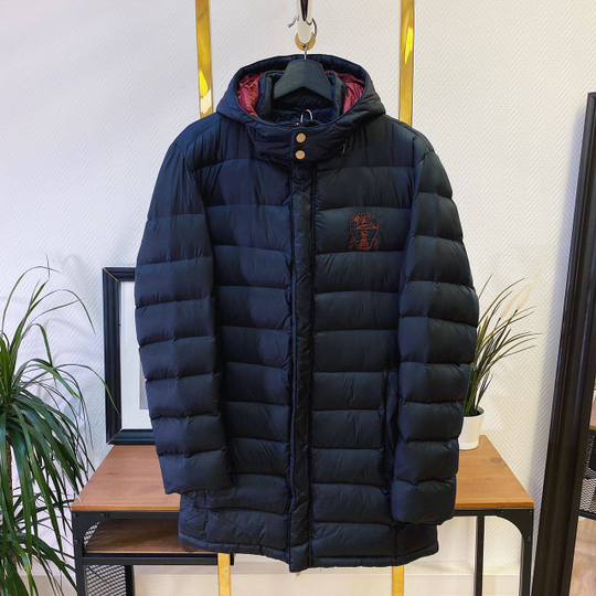 Длинный пуховик