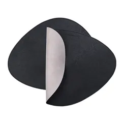 Набор из 4-х двухсторонних сервировочных салфеток drop, 33х41 см, черный/светло-серый