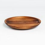 Деревянная плоская тарелка Art of Siberia из дерева сибирский кедр 185 мм. T97