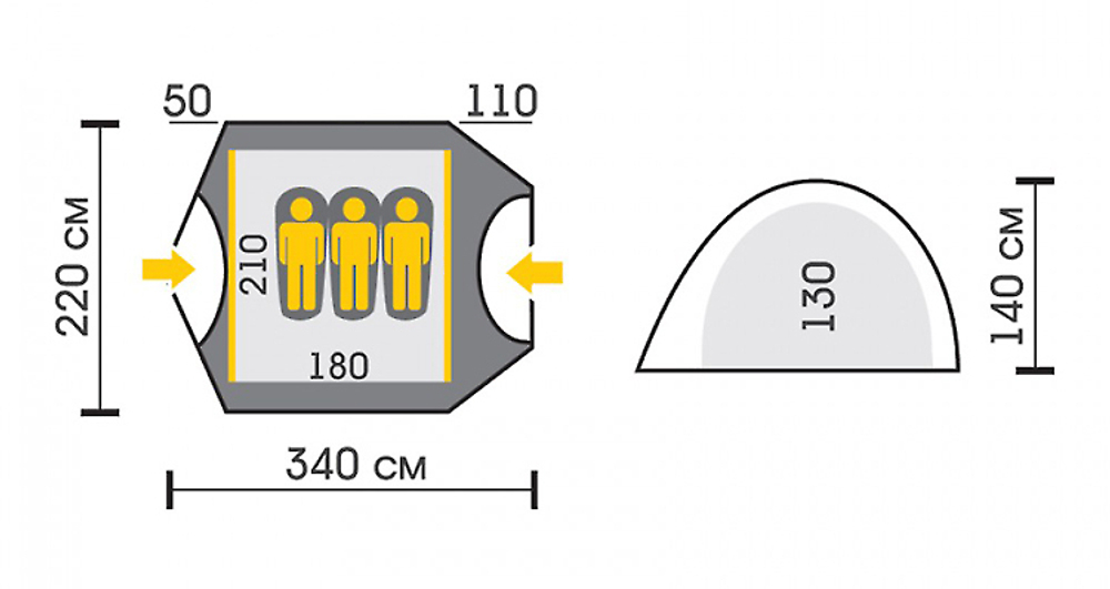Палатка Talberg Bonzer 3 [TLT-015]