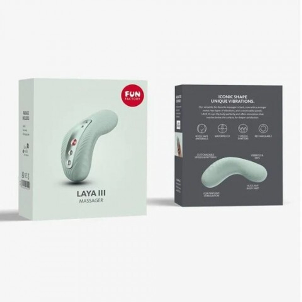 Универсальный вибромассажер Fun Factory Laya III (светло-зеленый)