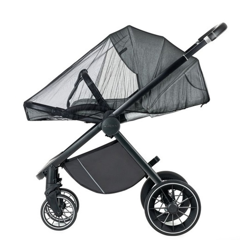 Коляска детская модульная 2в1 Luxmom 760 / выдвижная ручка/серый цвет