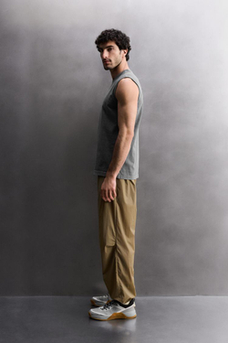 ZARA МАЙКА-БОРЦОВКА TANK TRAINING, АНТРАЦИТОВО-СЕРЫЙ