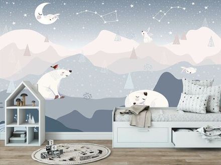 Фотообои Белые медведи (Ширина 3,1 м)