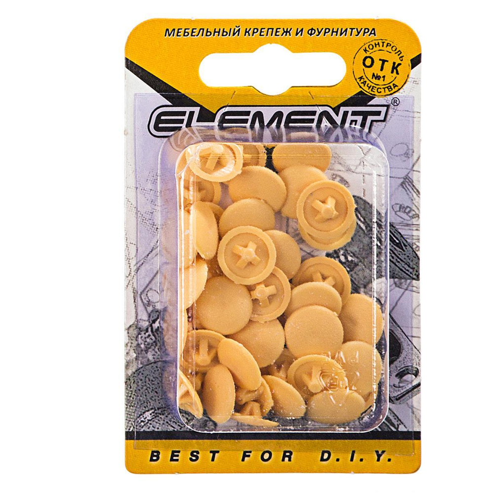 ЗАГЛУШКИ НА ШУРУП ELEMENT СОСНА №3 40ШТ 018210