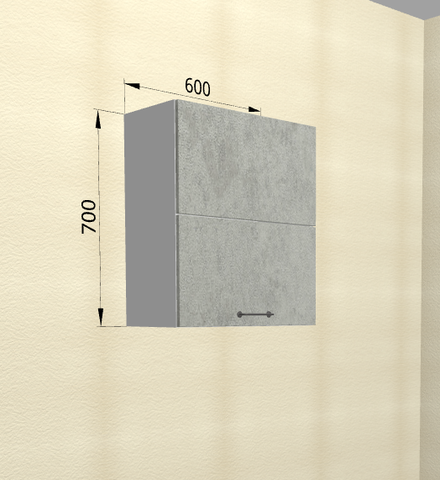 Лофт Бетон светлый ПГПМ 600