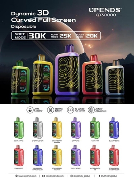 Upends CD30000 Xmas Mojito - мохито 30000 затяжек 20мг (2%)