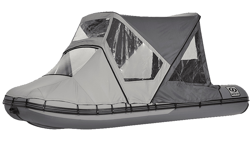 Тент трансформер комби для лодки Фрегат 430 FM L