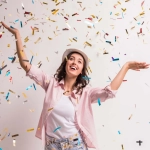 Конфетти «Прямоугольники цветные» 18 г, бумага