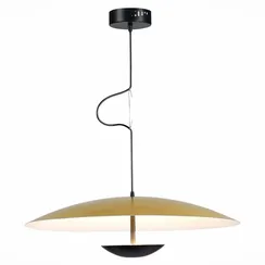 utsenka-SL6502.213.01 Светильник подвесной ST-Luce Золотистый,Черный/Золотистый LED 1*40W 3000K ARMONICO